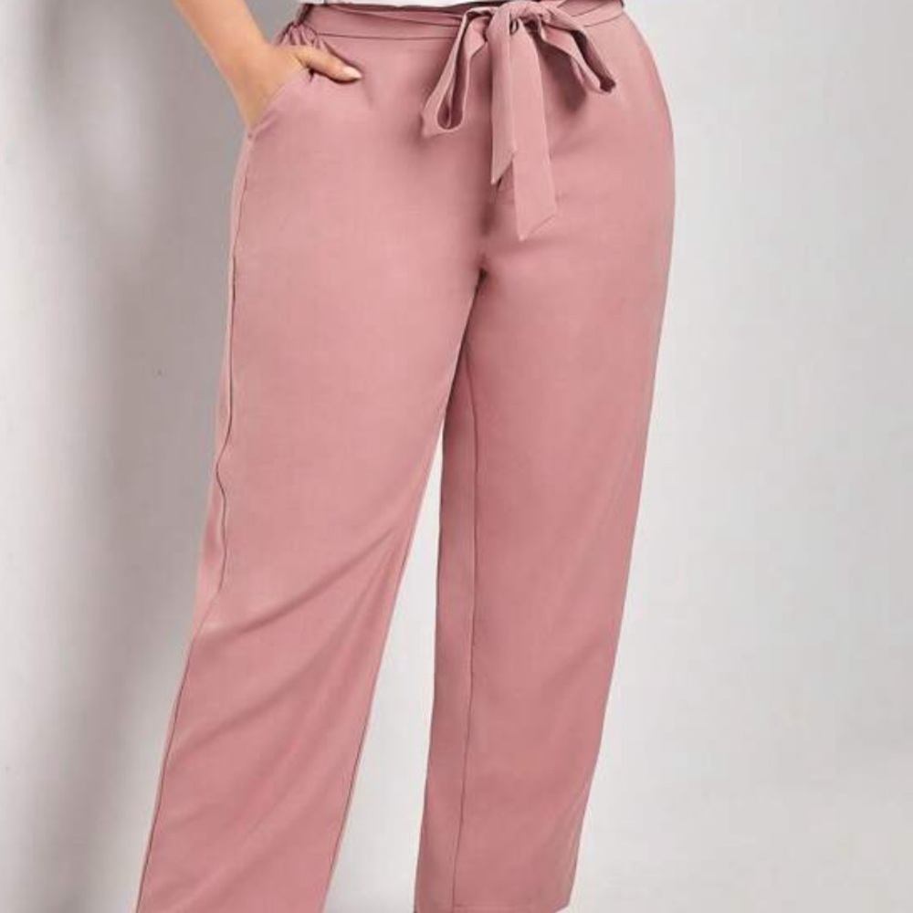 Pink 3XL dress pants from SHEIN